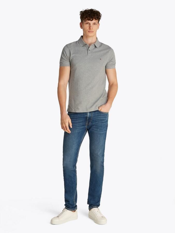 Tommy Hilfiger Poloshirt 1985 REGULAR POLO met contraststrepen en knoopsluiting - Foto 11