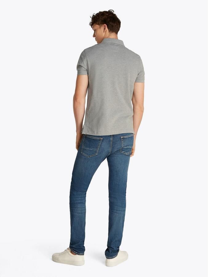 Tommy Hilfiger Poloshirt 1985 REGULAR POLO met contraststrepen en knoopsluiting - Foto 12