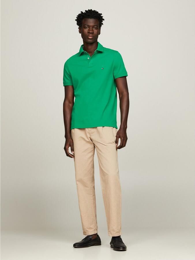 Tommy Hilfiger Poloshirt 1985 REGULAR POLO met contraststrepen en knoopsluiting - Foto 11