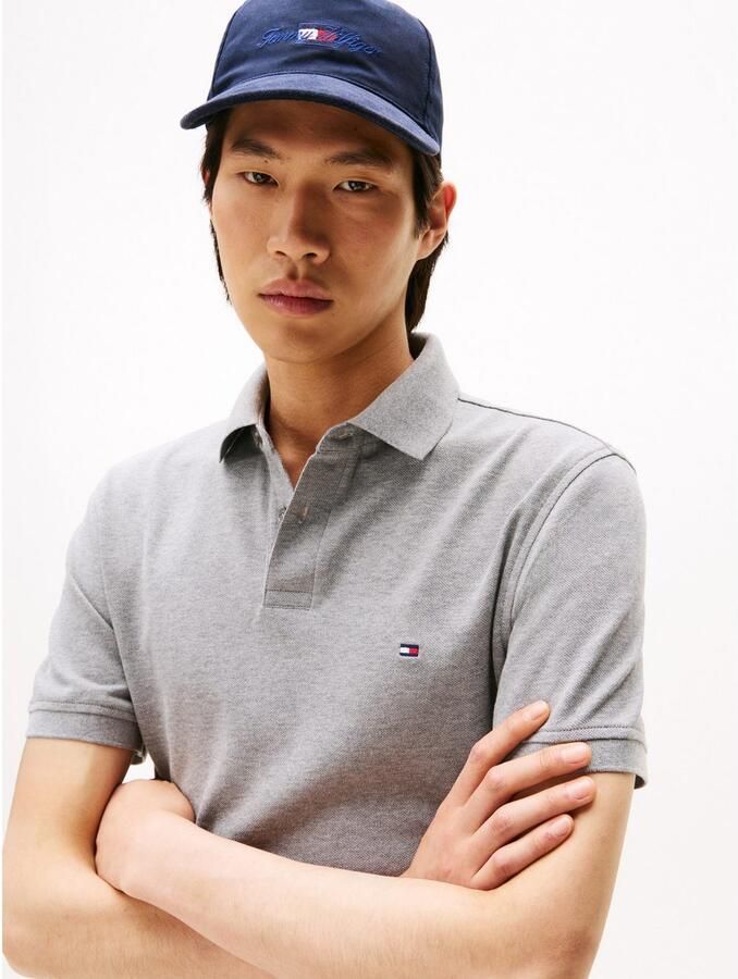 Tommy Hilfiger Poloshirt 1985 REGULAR POLO met contraststrepen en knoopsluiting - Foto 9