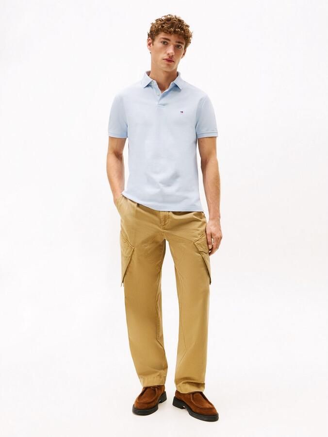 Tommy Hilfiger Poloshirt 1985 REGULAR POLO met contraststrepen en knoopsluiting - Foto 13