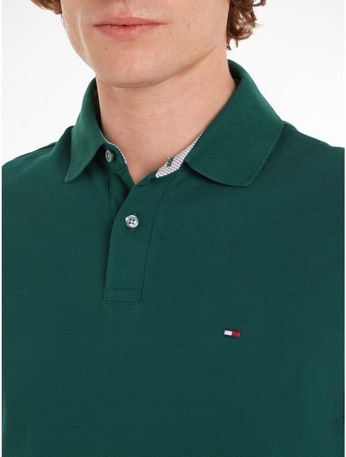 Tommy Hilfiger Poloshirt 1985 REGULAR POLO met contraststrepen en knoopsluiting - Foto 4