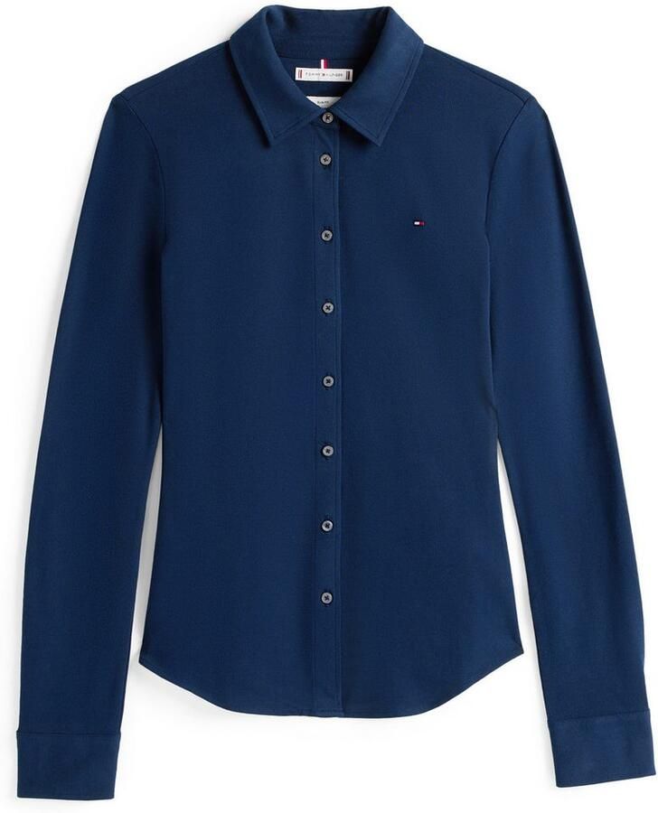 Tommy Hilfiger Slim fit overhemdblouse in design met lange mouwen model '1985' - Foto 5