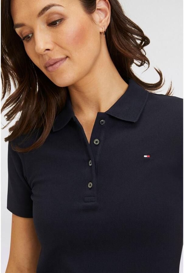 Tommy Hilfiger Slim fit poloshirt met logostitching model '1985' - Foto 2