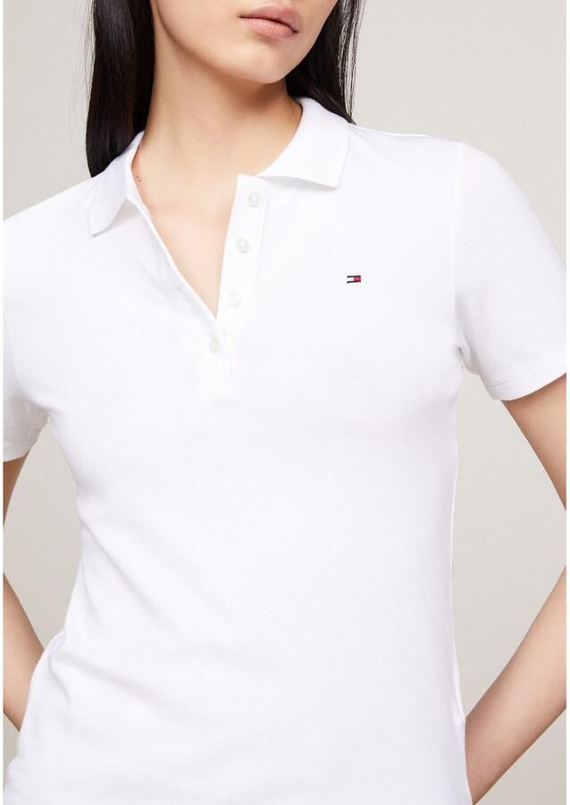 Tommy Hilfiger Slim fit poloshirt met logostitching model '1985' - Foto 5