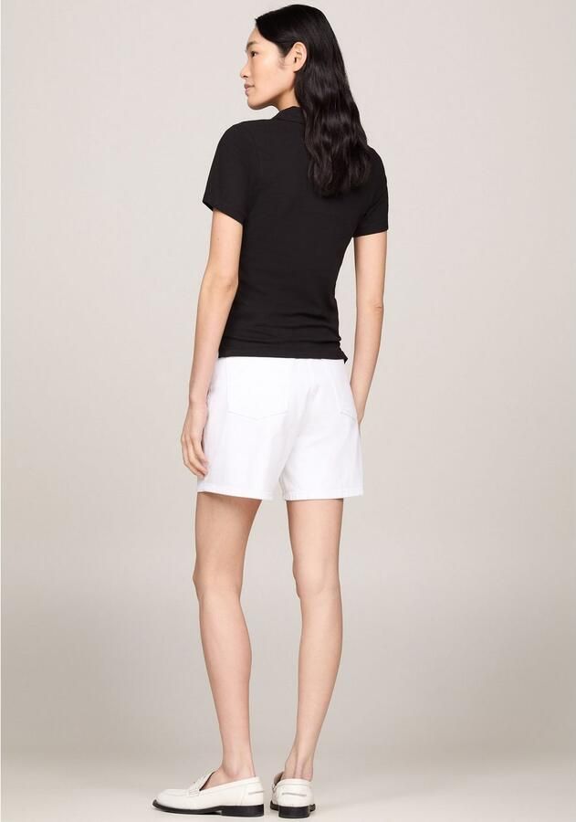 Tommy Hilfiger Slim fit poloshirt met logostitching model '1985' - Foto 4