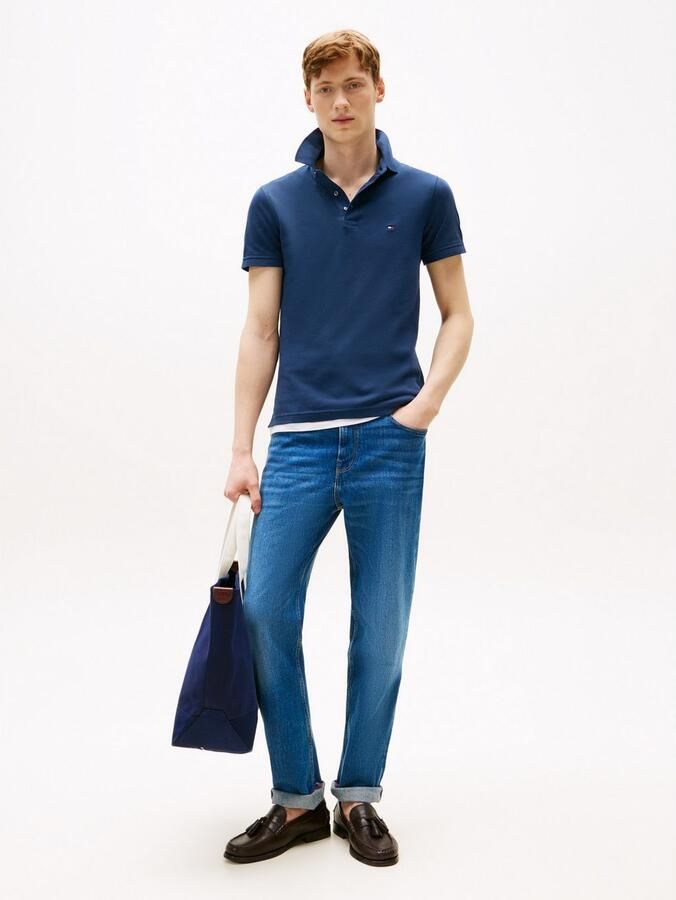 Tommy Hilfiger Poloshirt 1985 SLIM POLO Merkborduurwerk van katoen-piqué - Foto 2