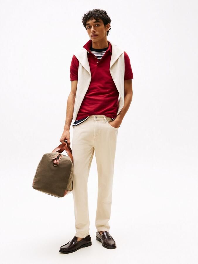 Tommy Hilfiger Poloshirt 1985 SLIM POLO Merkborduurwerk van katoen-piqué - Foto 6