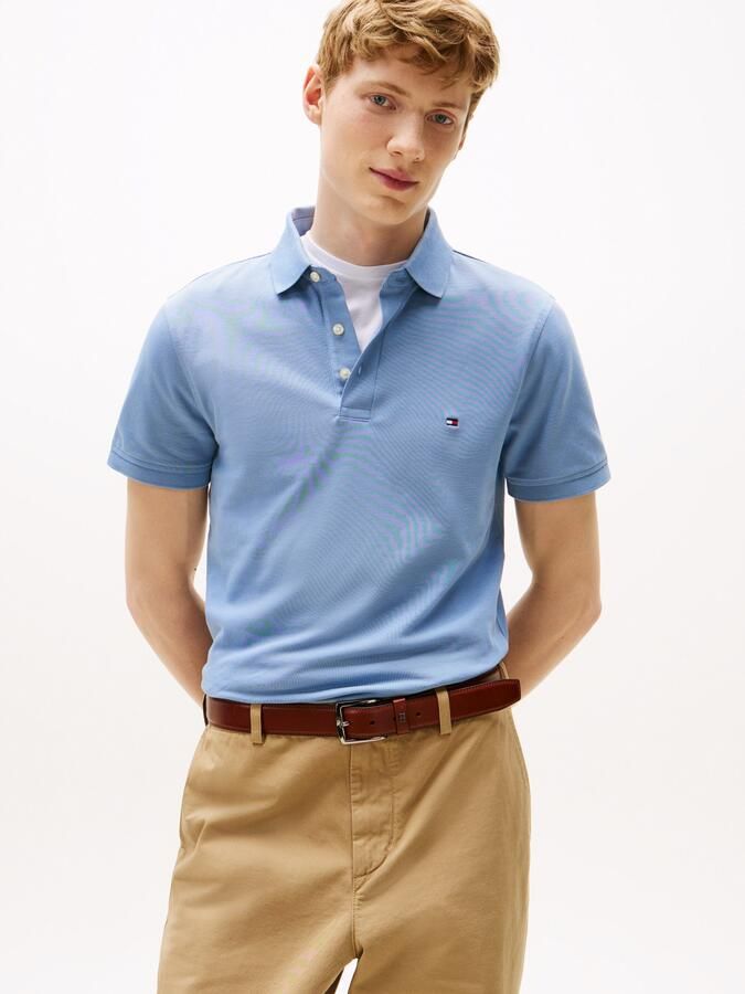 Tommy Hilfiger Poloshirt 1985 SLIM POLO Merkborduurwerk van katoen-piqué - Foto 5