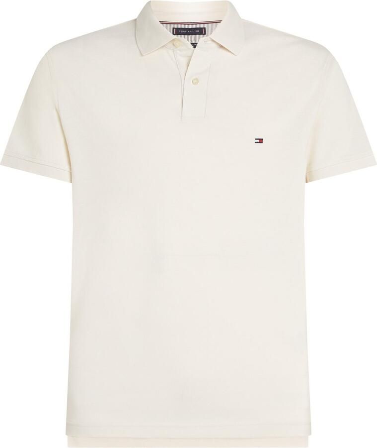 Tommy Hilfiger Poloshirt 1985 SLIM POLO met piquéstructuur en borduursel gemêleerd casual slim fit katoenmix polokraag