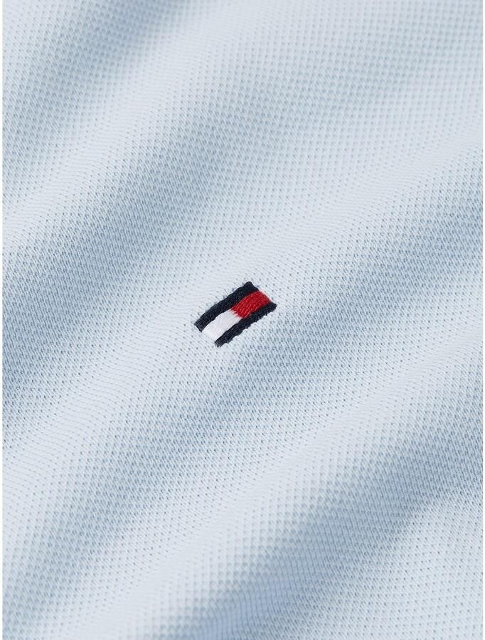 Tommy Hilfiger Poloshirt 1985 SLIM POLO met piquéstructuur en borduursel gemêleerd casual slim fit katoenmix polokraag - Foto 5