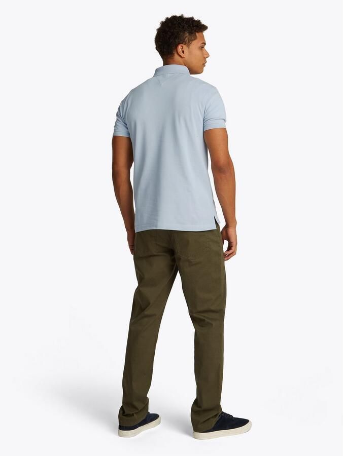 Tommy Hilfiger Poloshirt 1985 SLIM POLO met piquéstructuur en borduursel gemêleerd casual slim fit katoenmix polokraag - Foto 9