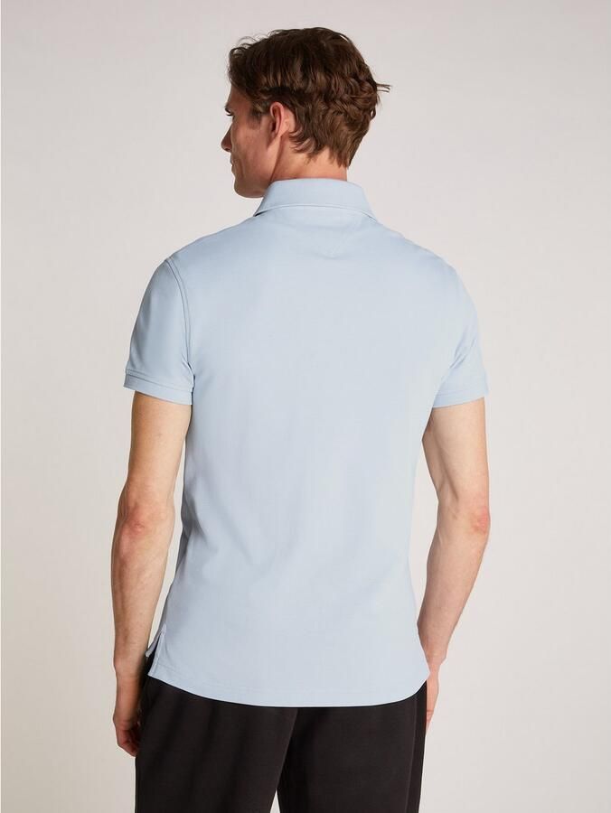 Tommy Hilfiger Poloshirt 1985 SLIM POLO met piquéstructuur en borduursel gemêleerd casual slim fit katoenmix polokraag - Foto 10