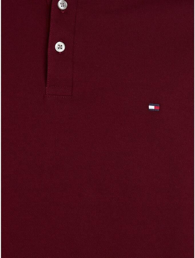 Tommy Hilfiger Poloshirt 1985 SLIM POLO met piquéstructuur en borduursel gemêleerd casual slim fit katoenmix polokraag - Foto 2