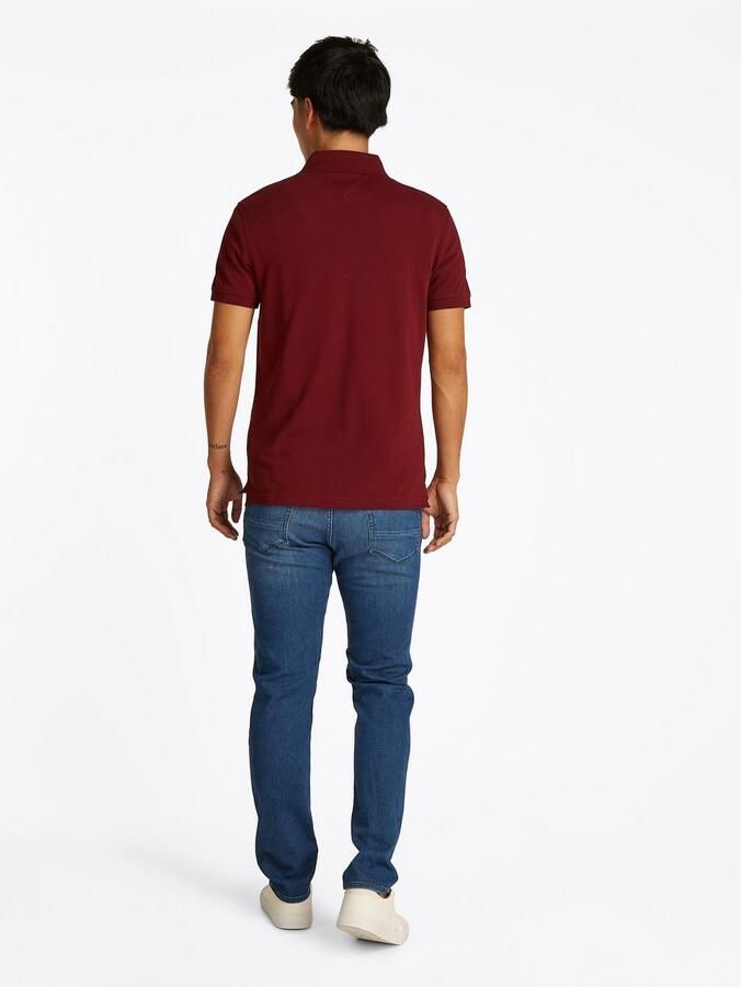 Tommy Hilfiger Poloshirt 1985 SLIM POLO met piquéstructuur en borduursel gemêleerd casual slim fit katoenmix polokraag - Foto 7