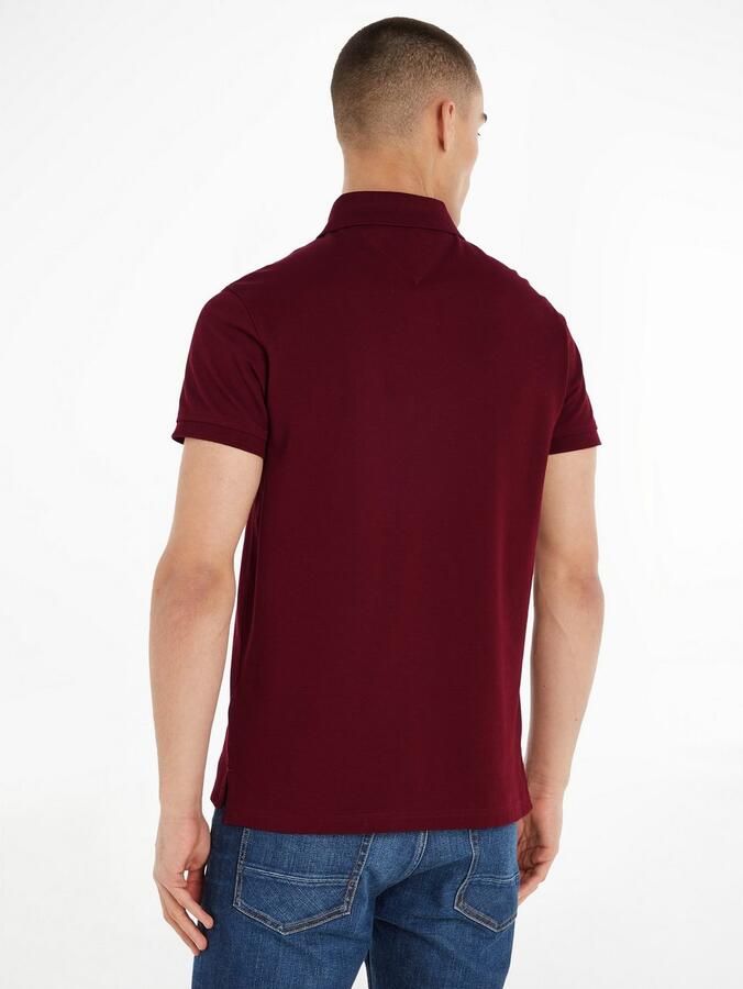 Tommy Hilfiger Poloshirt 1985 SLIM POLO met piquéstructuur en borduursel gemêleerd casual slim fit katoenmix polokraag - Foto 11