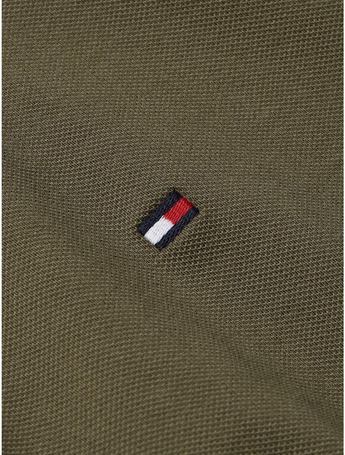 Tommy Hilfiger Poloshirt 1985 SLIM POLO met piquéstructuur en borduursel gemêleerd casual slim fit katoenmix polokraag - Foto 5