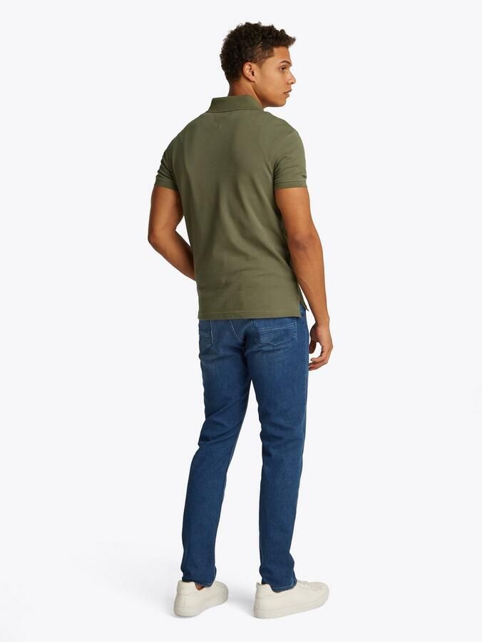 Tommy Hilfiger Poloshirt 1985 SLIM POLO met piquéstructuur en borduursel gemêleerd casual slim fit katoenmix polokraag - Foto 10