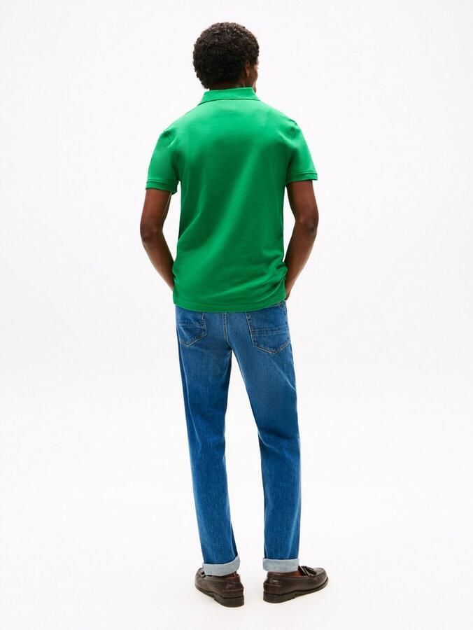 Tommy Hilfiger Poloshirt 1985 SLIM POLO met piquéstructuur en borduursel gemêleerd casual slim fit katoenmix polokraag - Foto 7