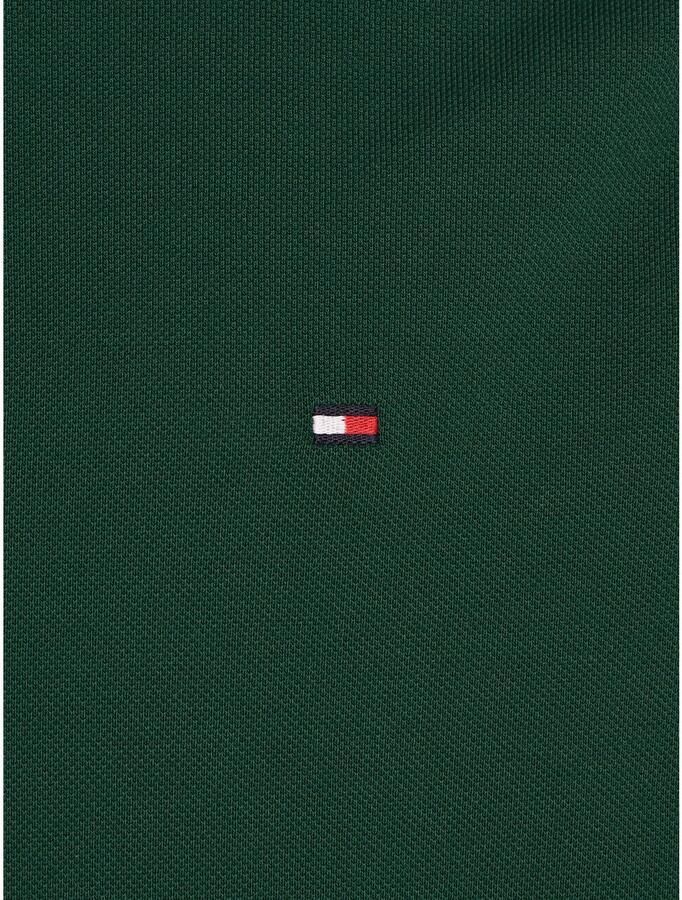 Tommy Hilfiger Poloshirt 1985 SLIM POLO met piquéstructuur en borduursel gemêleerd casual slim fit katoenmix polokraag - Foto 2