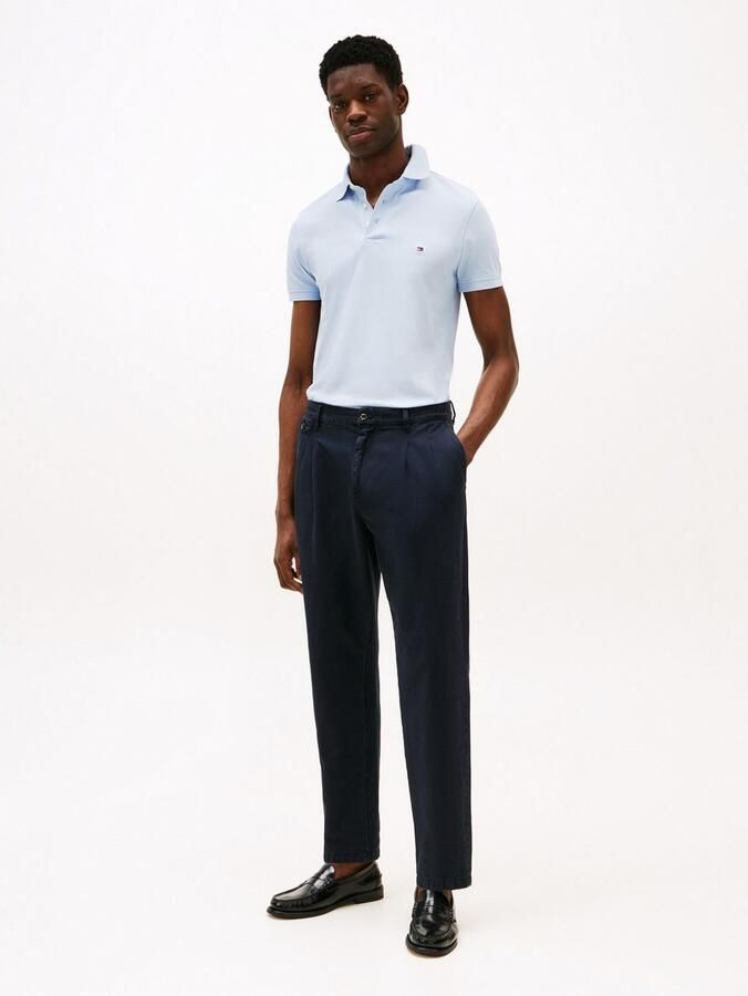 Tommy Hilfiger Poloshirt 1985 SLIM POLO met piquéstructuur en borduursel gemêleerd casual slim fit katoenmix polokraag - Foto 13