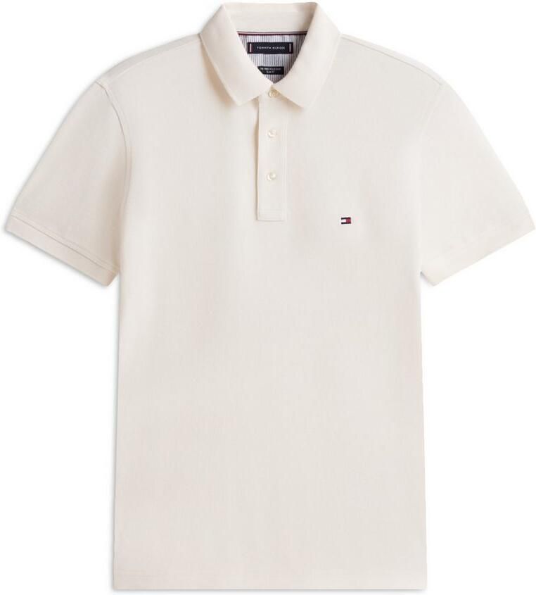 Tommy Hilfiger Poloshirt 1985 SLIM POLO met piquéstructuur en borduursel gemêleerd casual slim fit katoenmix polokraag - Foto 3
