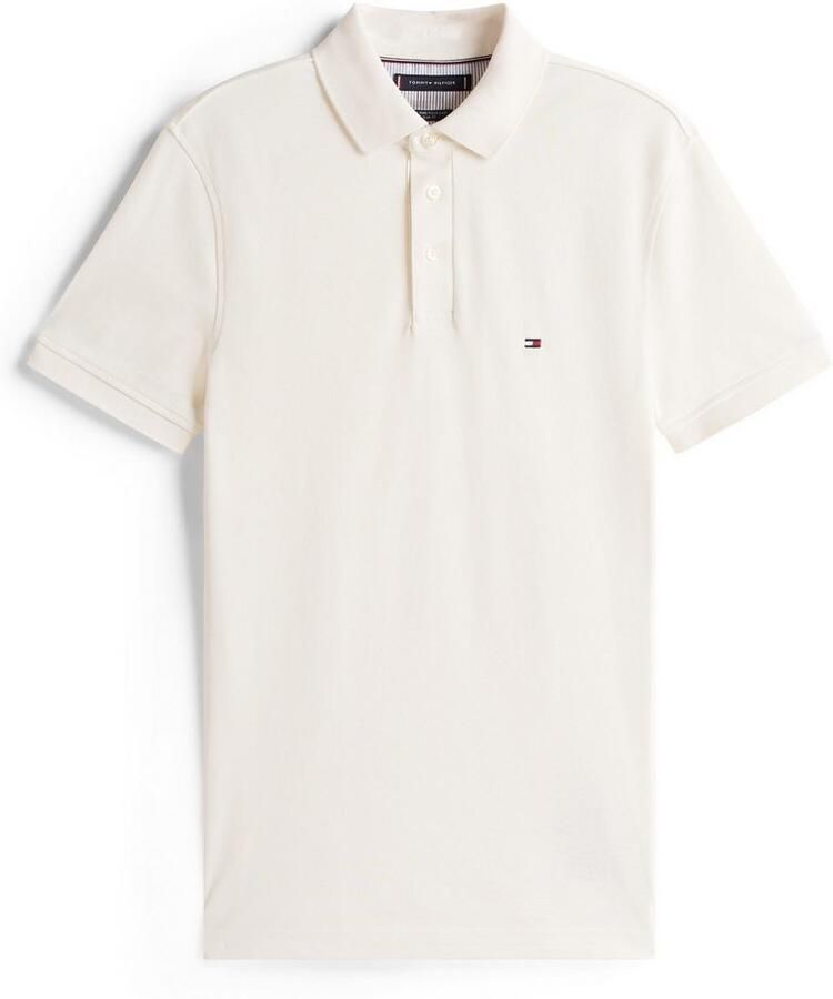 Tommy Hilfiger Poloshirt 1985 SLIM POLO met piquéstructuur en borduursel gemêleerd casual slim fit katoenmix polokraag - Foto 2