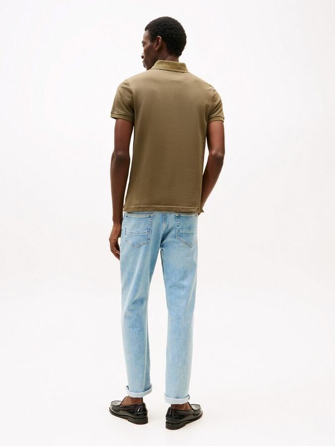 Tommy Hilfiger Poloshirt 1985 SLIM POLO met piquéstructuur en borduursel gemêleerd casual slim fit katoenmix polokraag - Foto 14