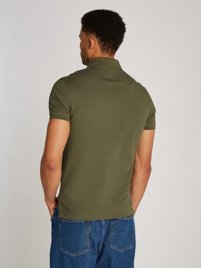 Tommy Hilfiger Poloshirt 1985 SLIM POLO met piquéstructuur en borduursel gemêleerd casual slim fit katoenmix polokraag - Foto 15