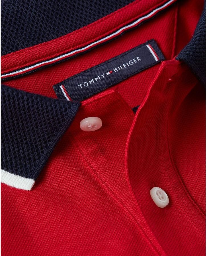 Tommy Hilfiger Poloshirt CONTRAST COLLAR CUFF REG POLO - Foto 3