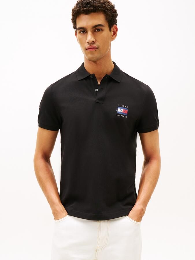 Tommy Hilfiger Poloshirt FLAG GRAPHIC PIQUE regular fit polokraag print - Foto 5
