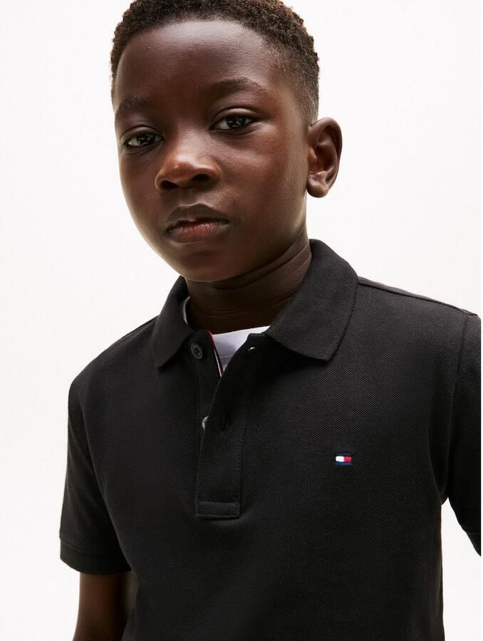 Tommy Hilfiger Poloshirt FLAG POLO SS met geborduurd logo - Foto 2