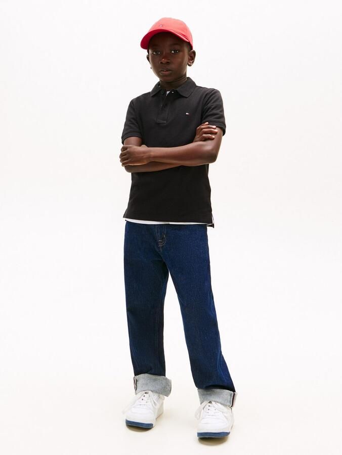 Tommy Hilfiger Poloshirt FLAG POLO SS met geborduurd logo - Foto 5