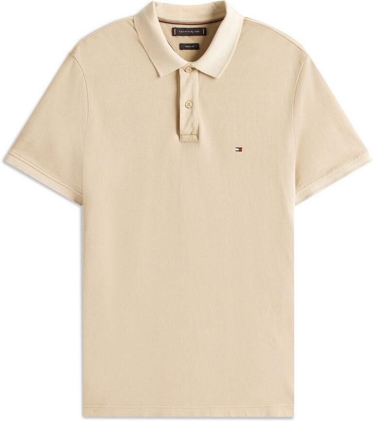Tommy Hilfiger Poloshirt GARMENT DYE REG POLO licht gewassen uitstraling