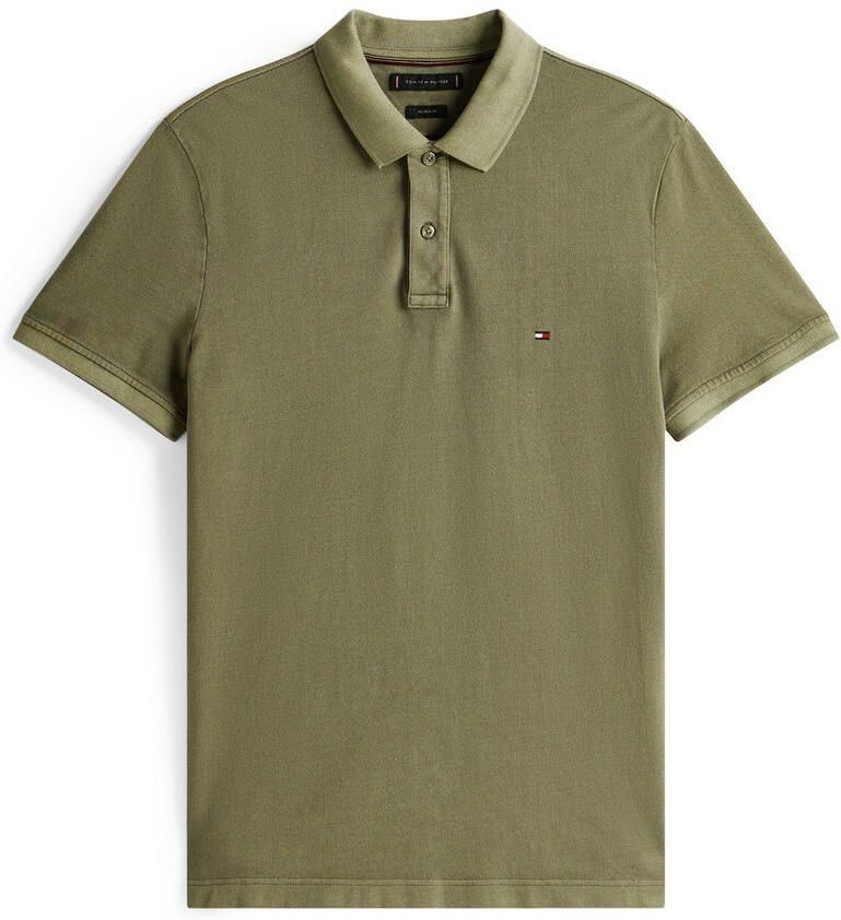 Tommy Hilfiger Poloshirt GAR T DYE REG POLO licht gewassen uitstraling