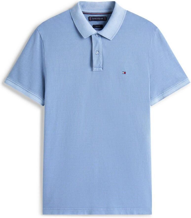 Tommy Hilfiger Poloshirt GAR T DYE REG POLO licht gewassen uitstraling
