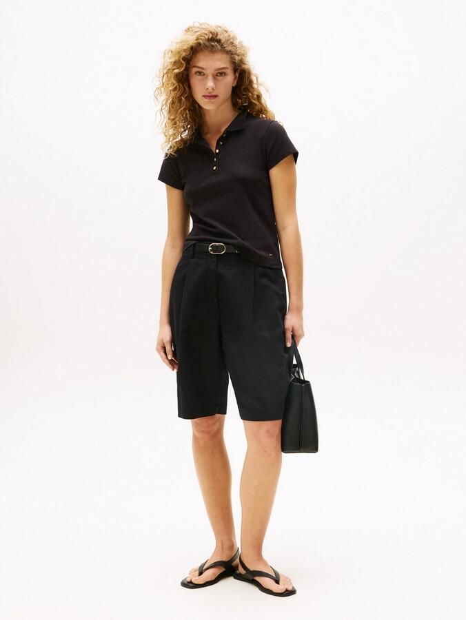 Tommy Hilfiger Polo Shirt Korte Mouw GOLD BUTTON SLIM SS POLO - Foto 2