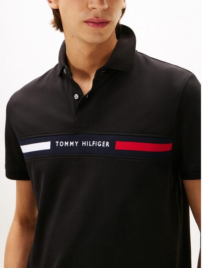 Tommy Hilfiger Poloshirt HILFIGER CHEST INSERT REG POLO - Foto 3