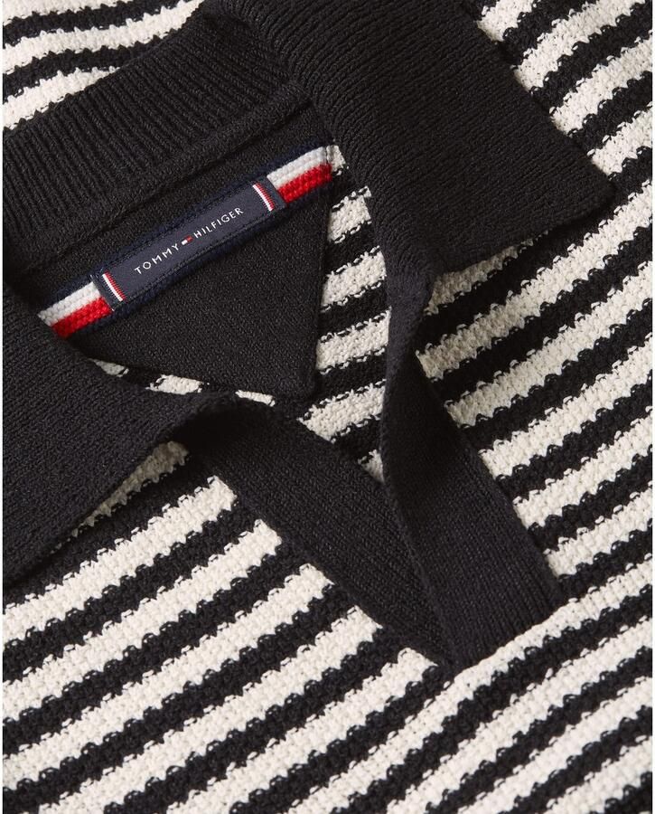 Tommy Hilfiger Regular fit poloshirt met structuurtricot - Foto 2