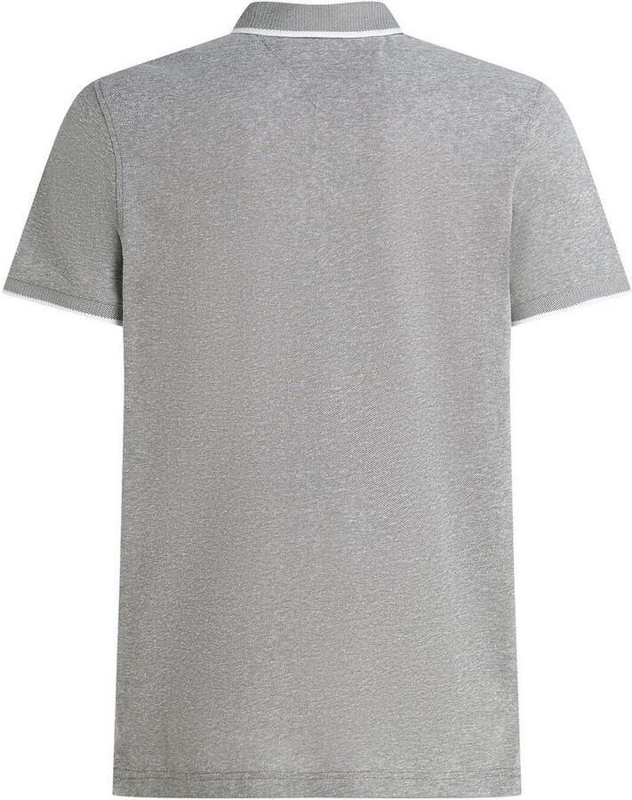 Tommy Hilfiger Regular fit poloshirt van een mix van katoen en linnen - Foto 2