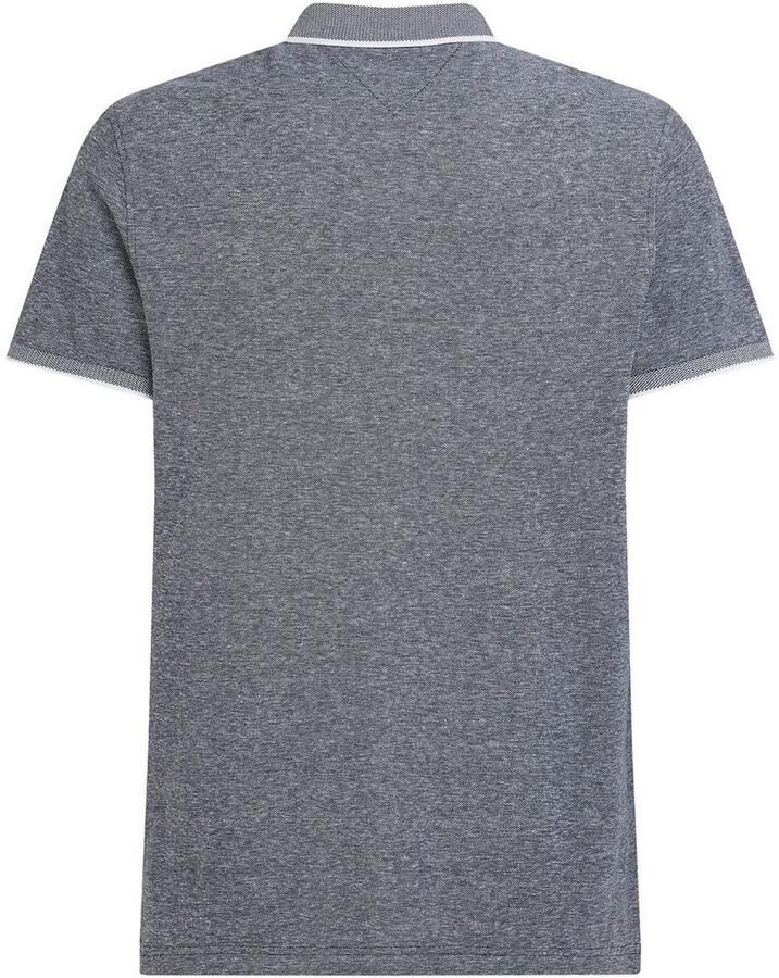 Tommy Hilfiger Regular fit poloshirt van een mix van katoen en linnen - Foto 2