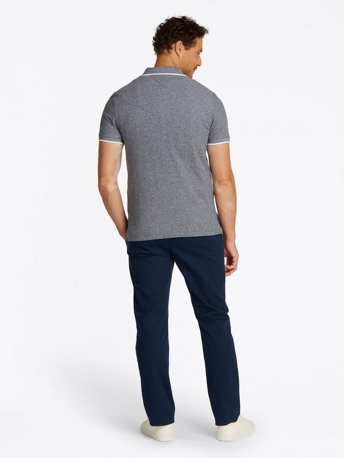 Tommy Hilfiger Regular fit poloshirt van een mix van katoen en linnen - Foto 6