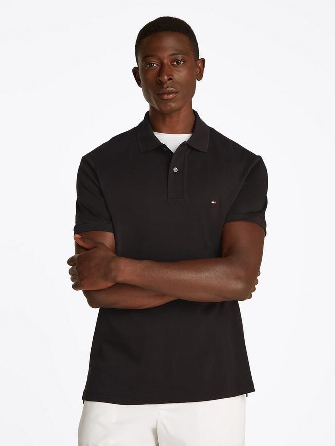 Tommy Hilfiger Zwarte poloshirt met korte mouwen Black Heren - Foto 12