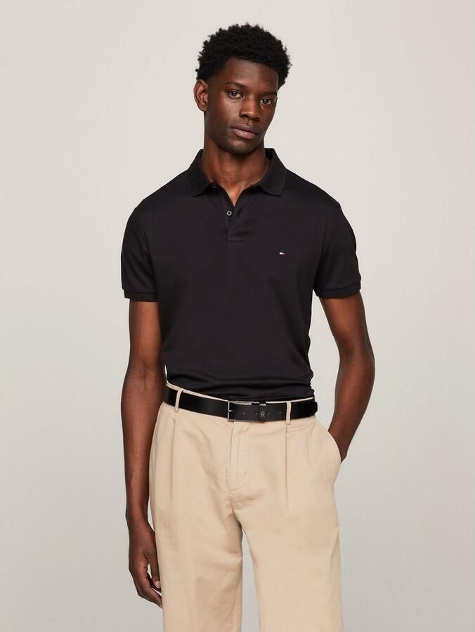 Tommy Hilfiger Zwarte poloshirt met korte mouwen Black Heren - Foto 17