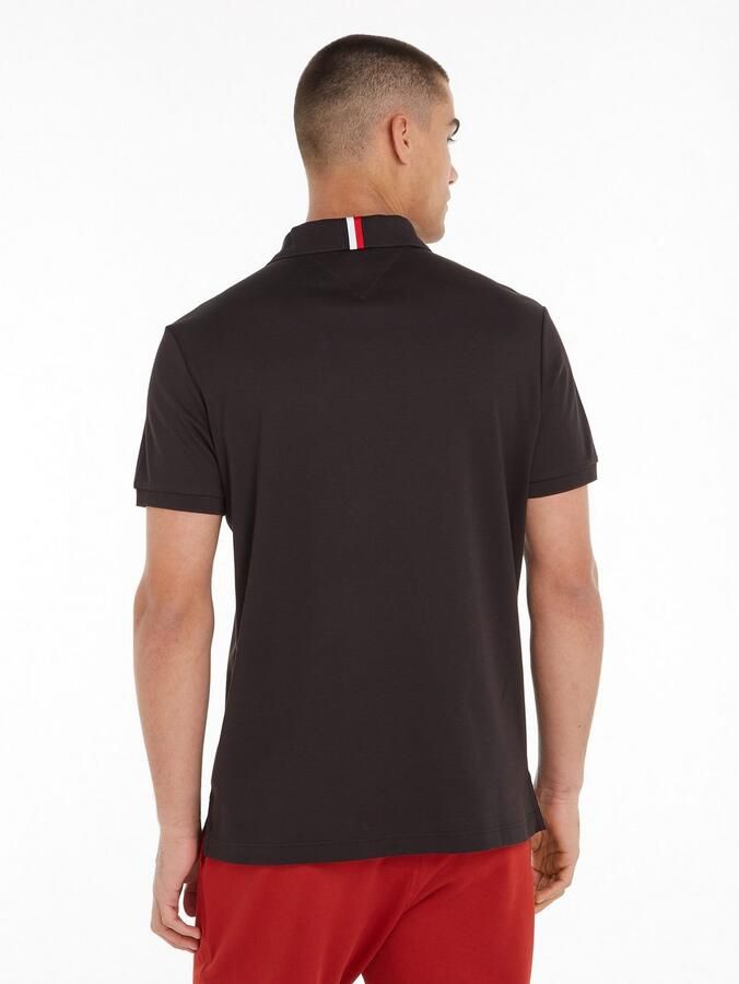 Tommy Hilfiger Zwarte poloshirt met korte mouwen Black Heren - Foto 18