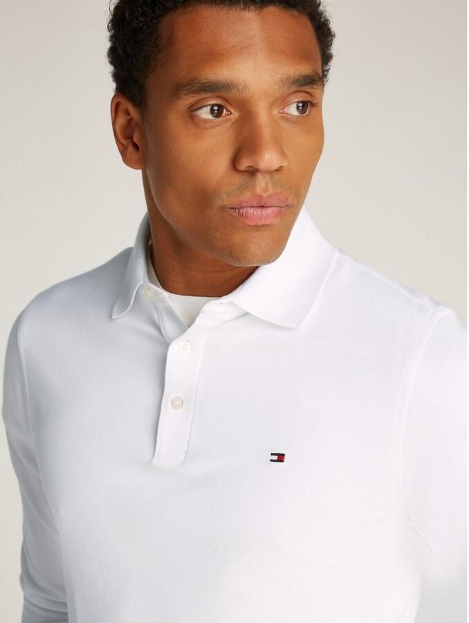 Tommy Hilfiger Poloshirt met lange mouwen 1985 SLIM LS POLO