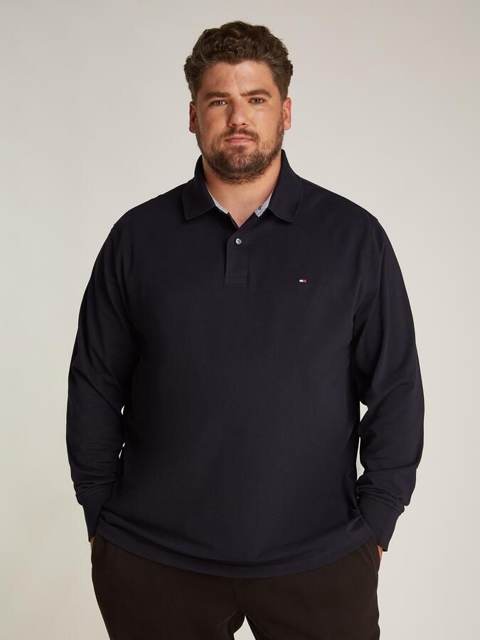 Tommy Hilfiger Big & Tall PLUS SIZE poloshirt met logostitching model '1985' - Foto 8