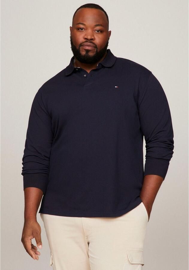 Tommy Hilfiger Big & Tall PLUS SIZE poloshirt met logostitching model '1985' - Foto 6