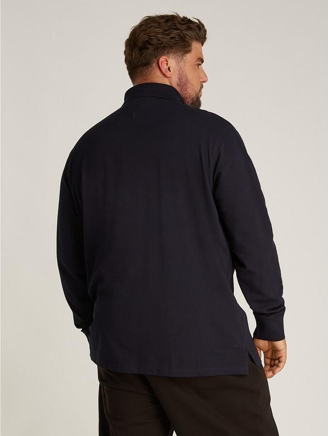 Tommy Hilfiger Big & Tall PLUS SIZE poloshirt met logostitching model '1985' - Foto 3