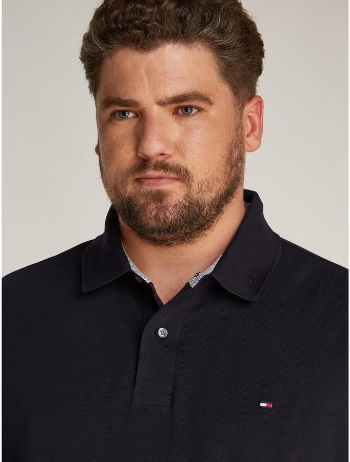 Tommy Hilfiger Big & Tall PLUS SIZE poloshirt met logostitching model '1985' - Foto 2